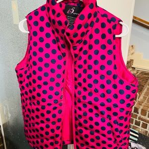 Polka dot vest